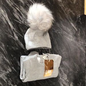 Baby footie with hat!